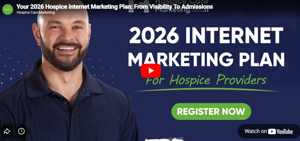 2026 Internet Marketing Plan for Hospice Providers Hospice marketing planning session outlining revenue goals, lead targets, and budget allocation for 2026